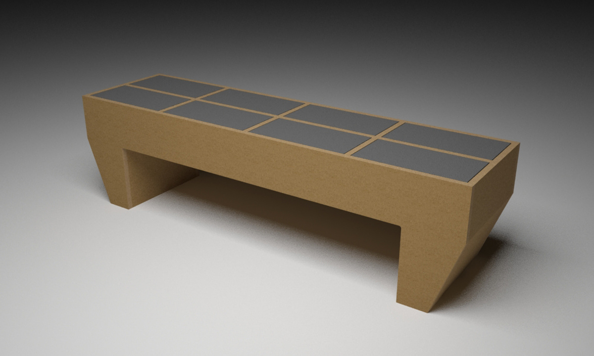 Sarah Lucas Furniture - E - Wide Low Table Alternative Pattern