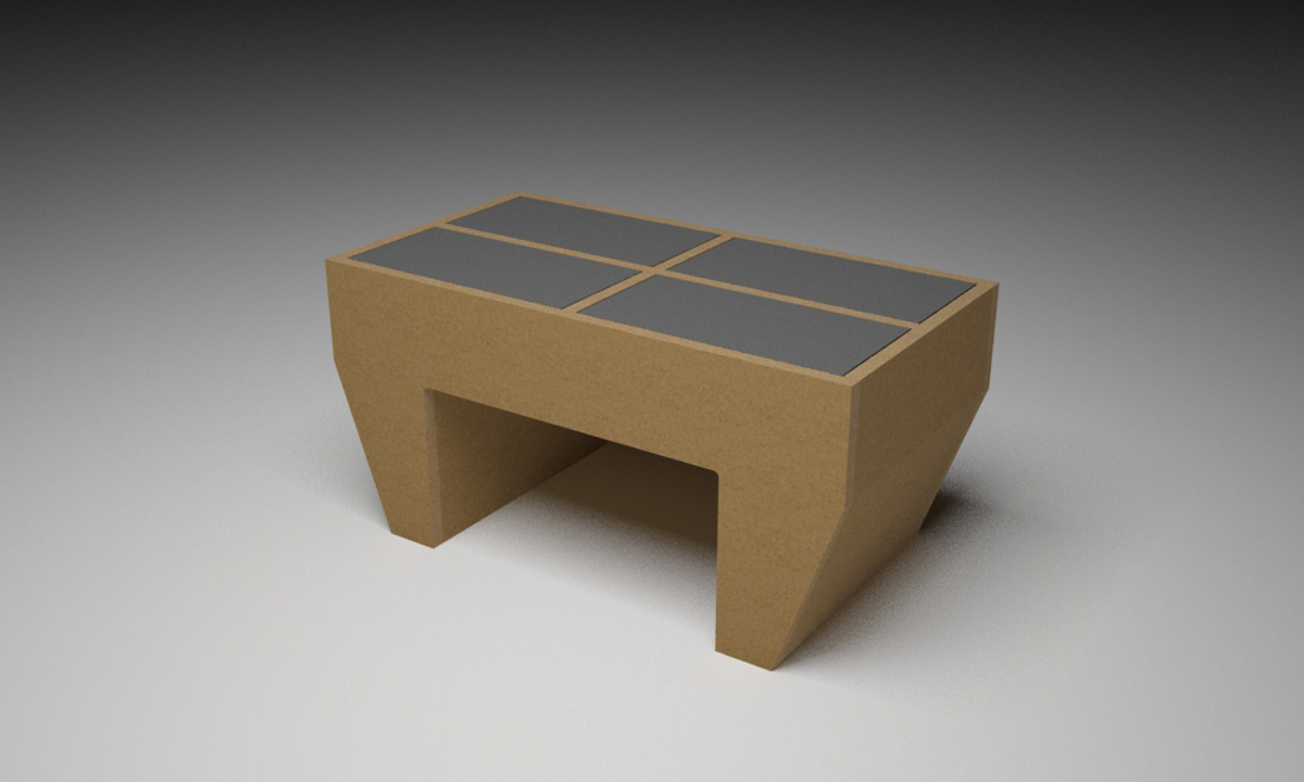 Sarah Lucas Furniture - G - Narrow Low Table Alternative Style