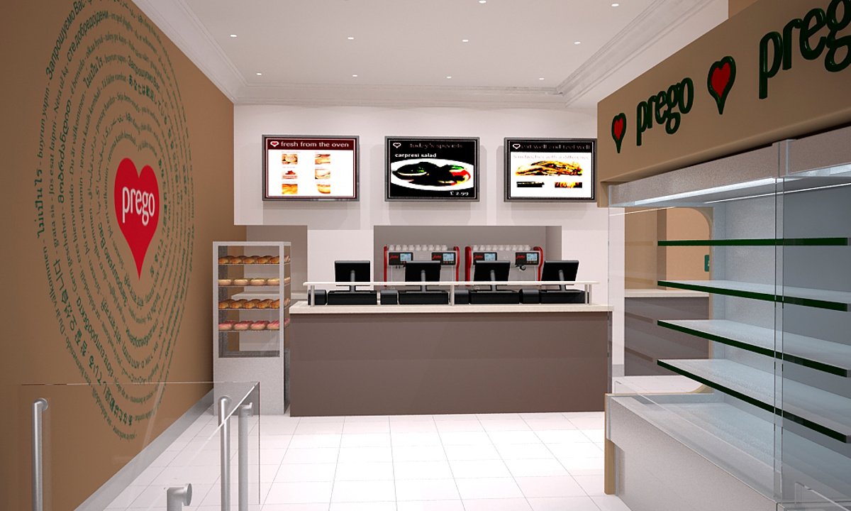 Prego - Cicilian Avenue Store - View of counter from store entrance