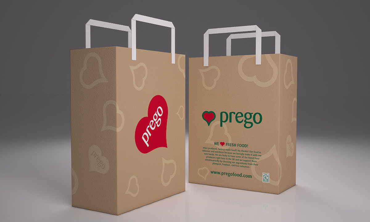 Prego packaging - Carrier bags