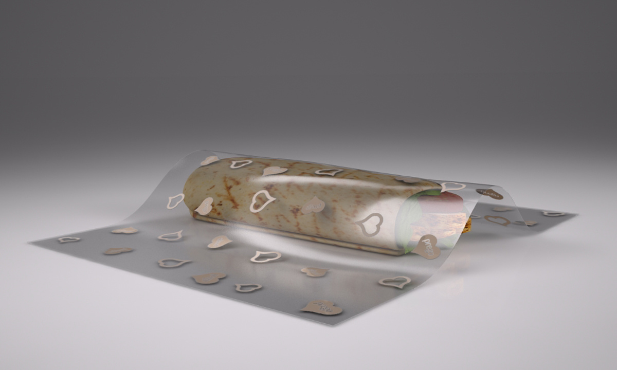 Prego packaging - Clear foil sheet