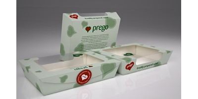 Prego packaging - Large salad boxes