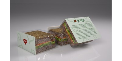 Prego packaging - Stack sandwich wrapper