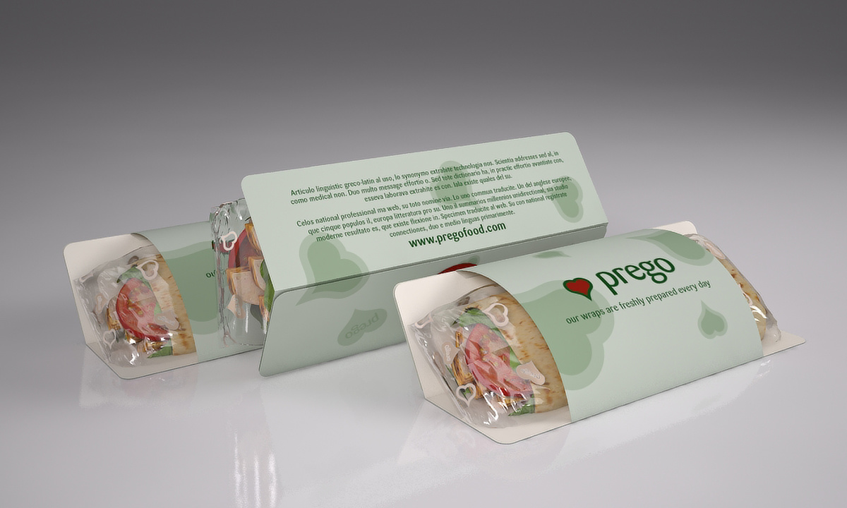 Prego packaging - Tortilla wraps