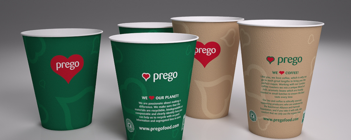 Prego packaging - Assorted cups