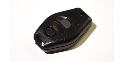 Datatool Remote Key Fob Repair - Closeup of damaged key fob's key loop