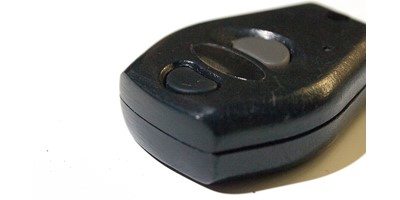 Datatool Remote Key Fob Repair - Step Five - sanded and polished plastic finished shape