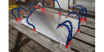 Helping Hands - Main table with 3mm aluminium table insert