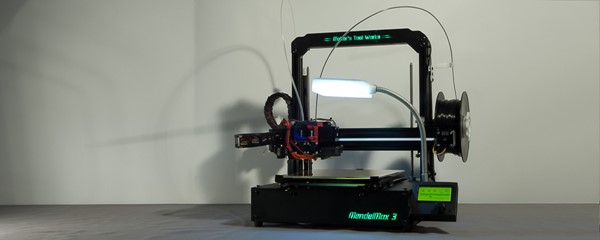 The MendelMax 3 3D printer - The finished printer unit with all custom parts added