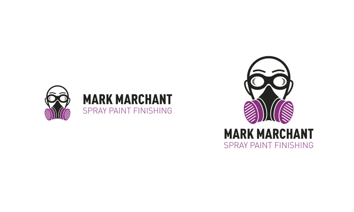 Mark Marchant - Two different versions of the logo, one for website and limited vertical space, the other for stationery and larger promotional material