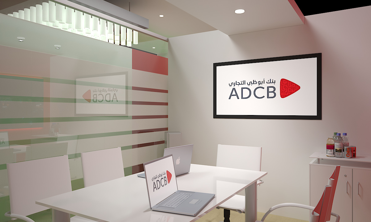 ADCB Exhibition Stand - Interior of one of the meeting rooms
