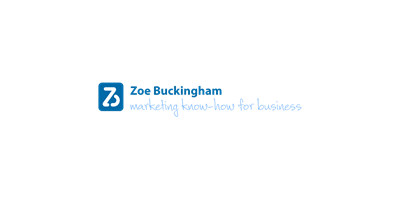 Zoe Buckingham Website - New logo with strapline